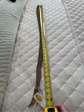Talbot NWT gold Tone Chain Belt with Fringe